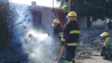 Dos incendios alteraron la mañana del primer día de 2025 en Santiago del Estero