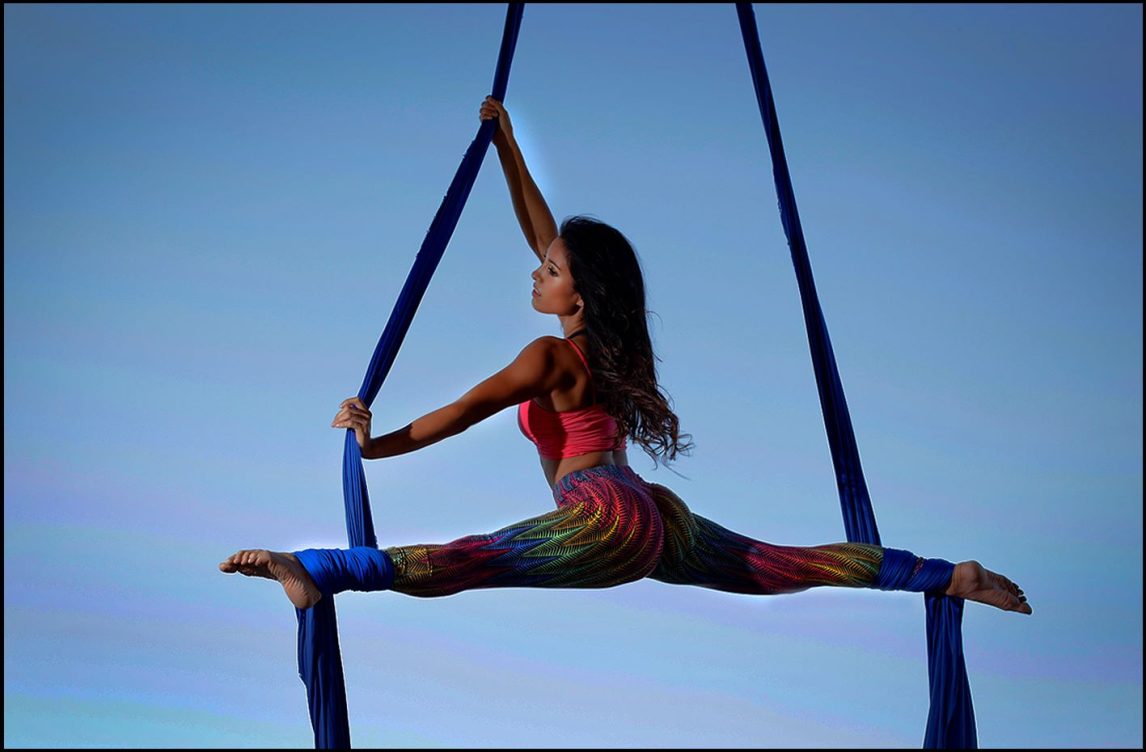 Inscripciones abiertas para el taller de verano de Acrobacias en Tela en ColgArte
