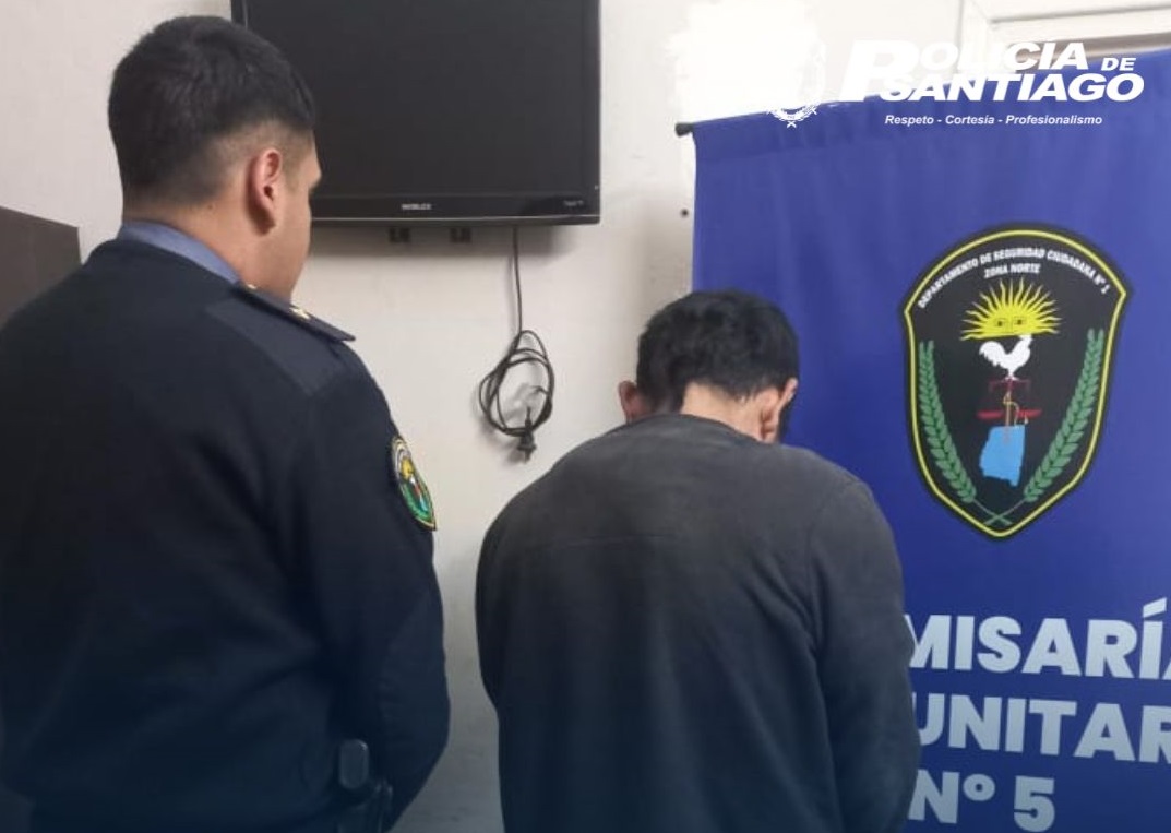 B° Colón: detienen al conocido delincuente “Palma” por robo a punta de cuchillo