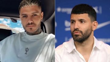 El Kun Agüero se metió en el escándalo de la “hamburguesa” de Icardi