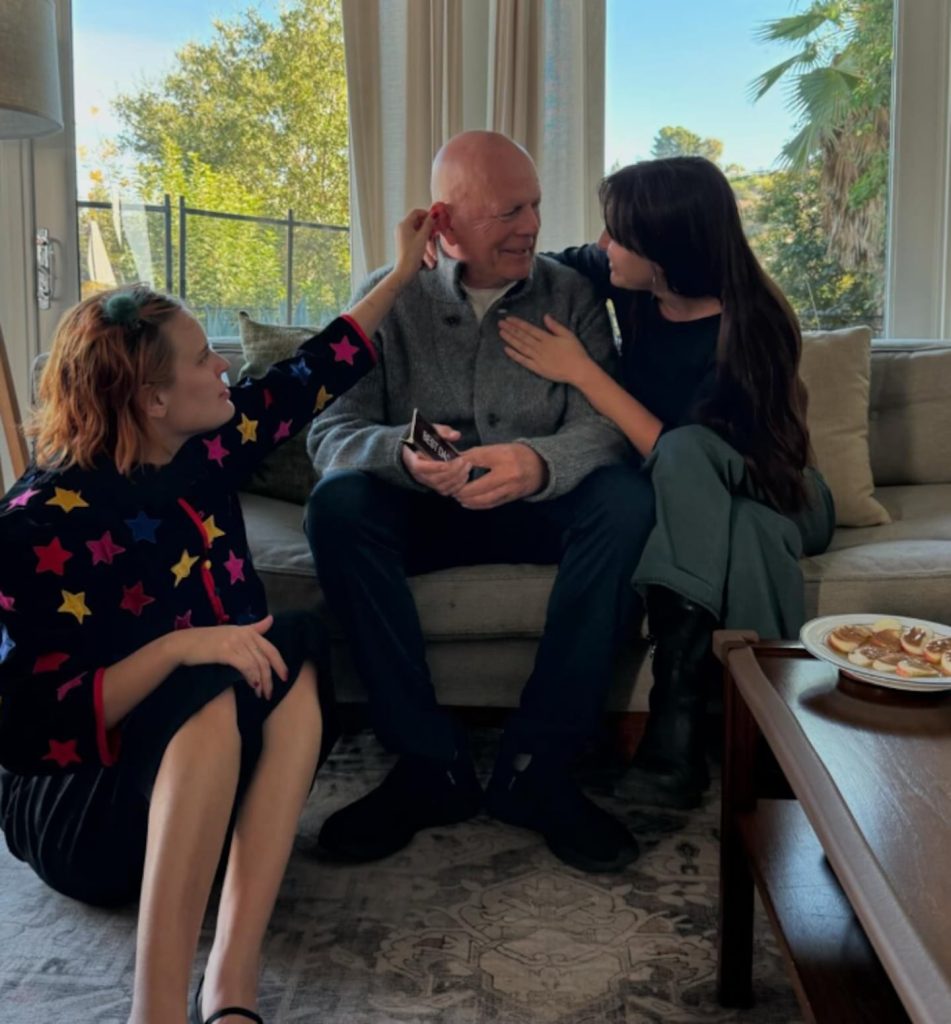 Bruce Willis reapareció en un video con dos policías que ayudaron en los incendios de Los Ángeles