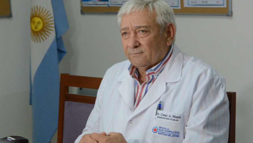 El Dr. César Monti, una figura de dilatada y destacada trayectoria en la salud pública de Santiago del Estero