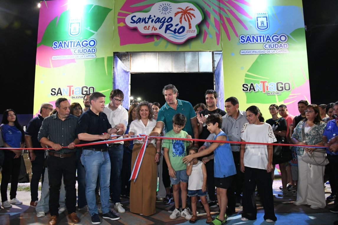 La intendente Norma Fuentes destacó que Santiago es tu Río ya es un espacio consolidado para el encuentro de las familias