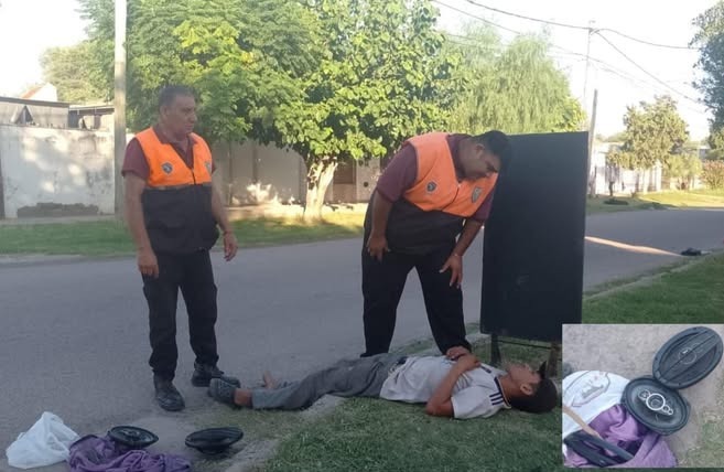Insólito hallazgo en La Banda: delincuente robó y se quedó dormido