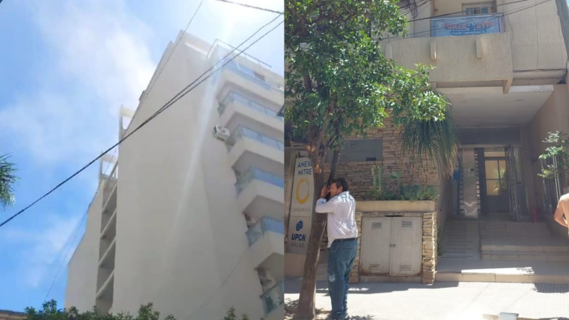 Incendio en pleno Centro: cuatro personas fueron asistidas por inhalación de humo