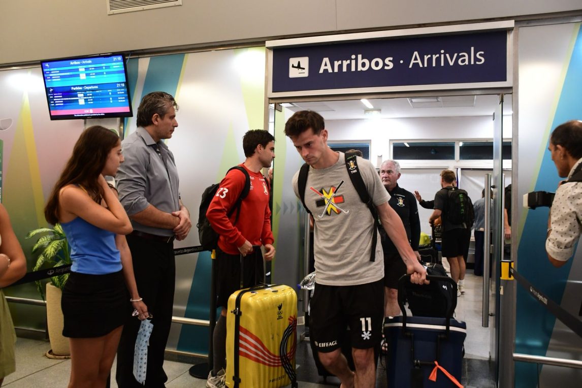 La Selección masculina de Bélgica arribó a Santiago del Estero