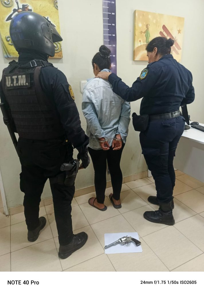 Incidentes, agresión a un policía y secuestro de un revólver en el barrio Avenida