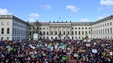 Masiva manifestación en Alemania contra el avance de la ultraderecha