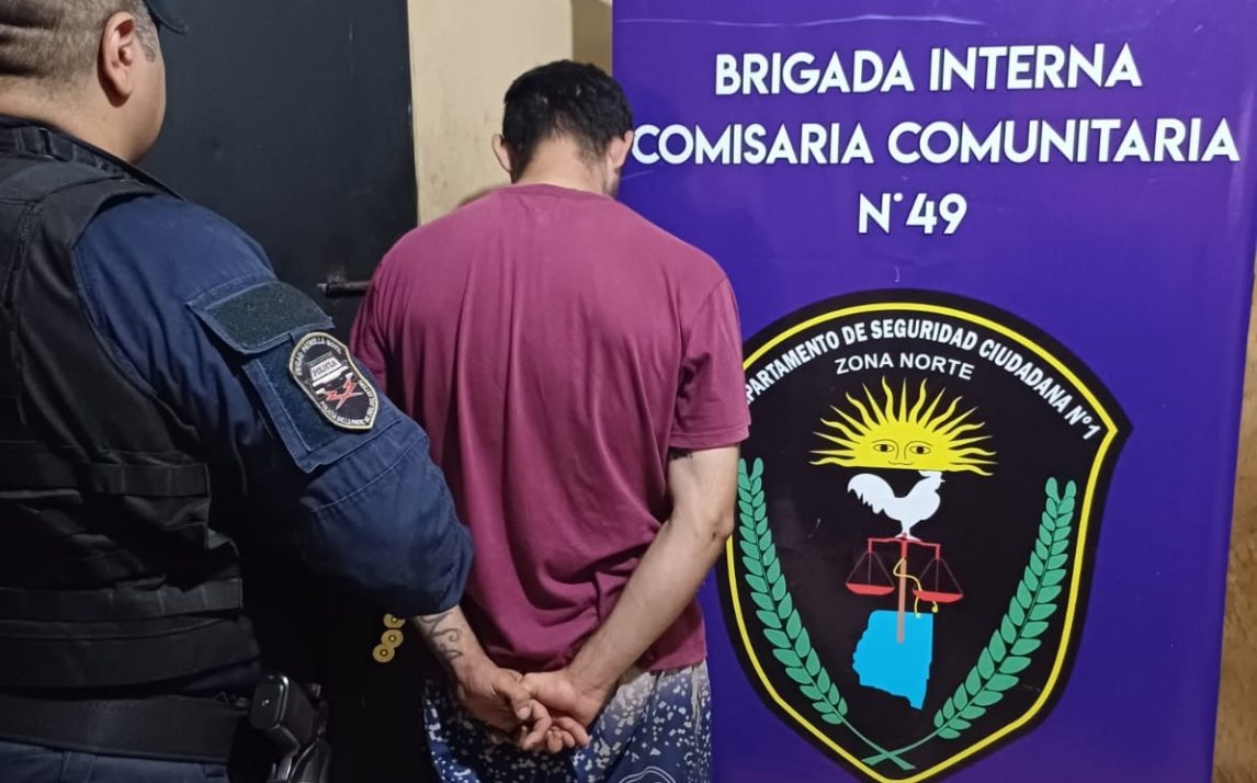 El botón antipánico permitió la captura de un hombre que amenazaba a su ex: tenía un cuchillo