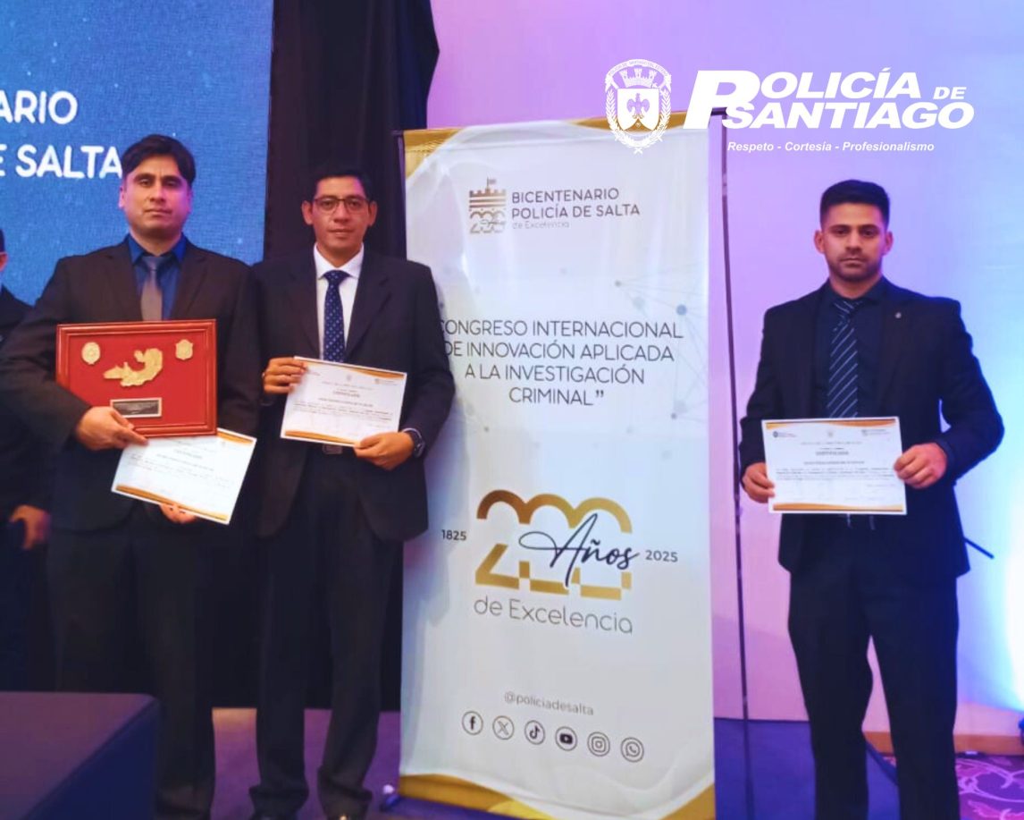 Policías de la provincia participaron como expositores en un congreso internacional sobre investigación criminal