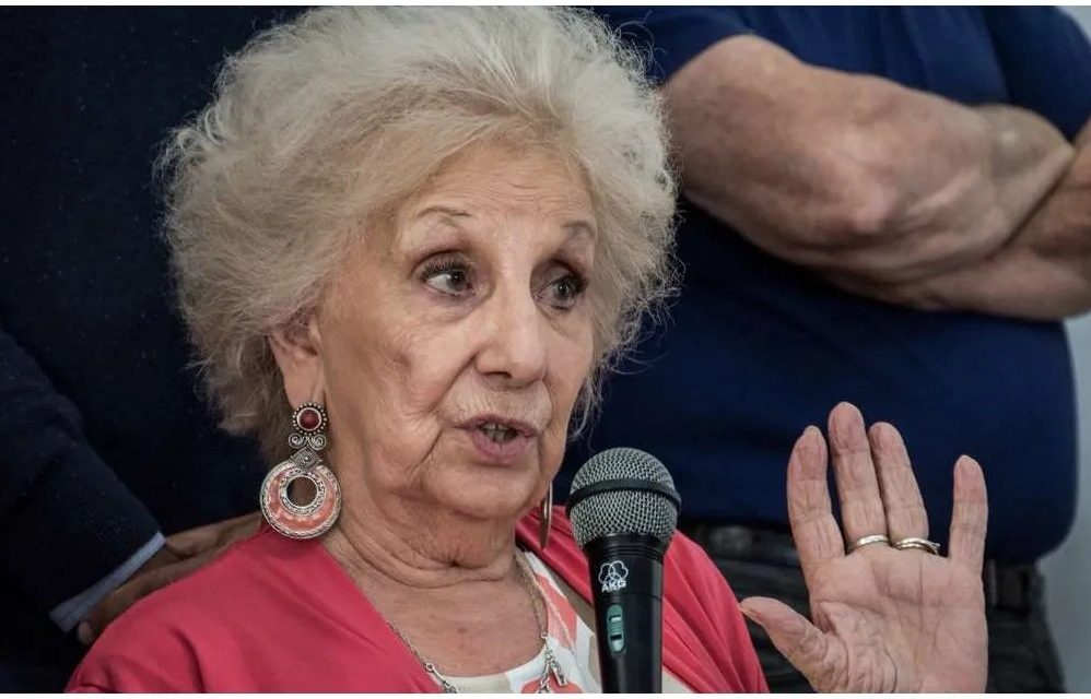 Estela de Carlotto criticó a La Cámpora por su injerencia entre Kicillof y Cristina Kirchner