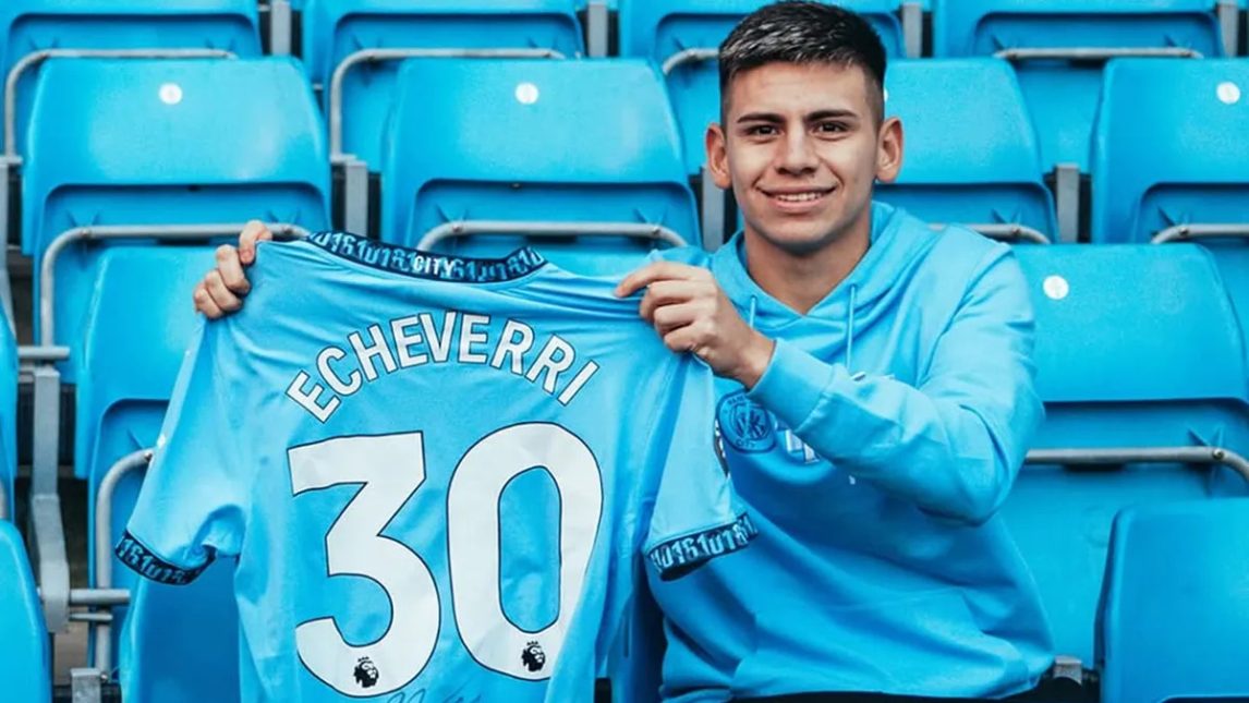 El Diablito Echeverri no sería tenido en cuenta por Guardiola ¿Dónde jugará?