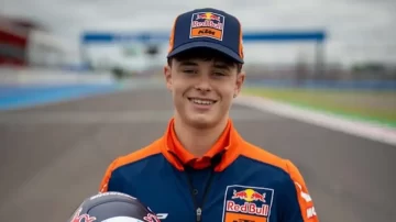 “El Coyote” Perrone se muestra optimista con su actuación en Moto 3