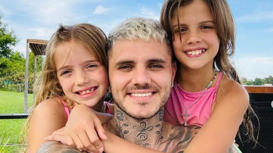 Mauro Icardi no podrá reencontrarse con sus hijas en el Día del Padre: tiene que viajar por un control médico