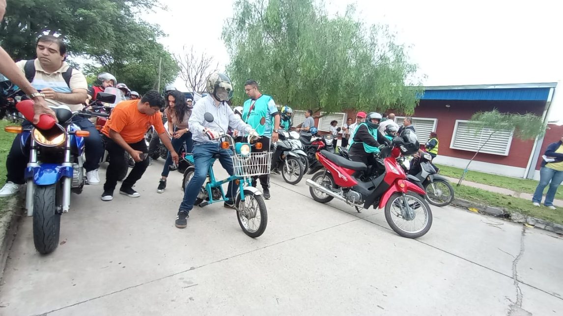 Zamora participa de la 4° Peregrinación en Motos a Mama Antula