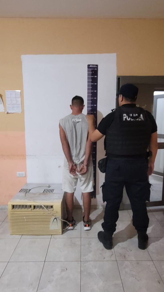 Cae un sospechoso con aire acondicionado robado en Estación Atamisqui