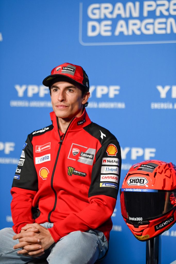 Marc Márquez valoró el circuito de las Termas y prometió un gran espectáculo