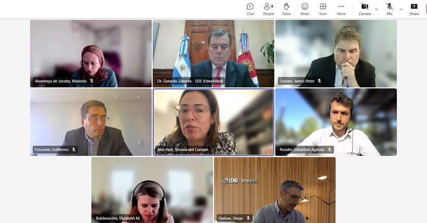 Zamora gestiona financiamiento para el sector privado de la región ante el BID