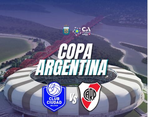 Ciudad Bolívar “spoileó” a los organizadores y confirmó que jugará contra River en el “Madre de Ciudades”