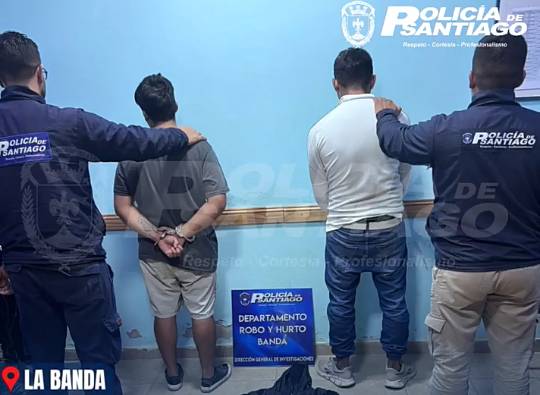La Banda: capturan a dos personas que estaban prófugas de la Justicia