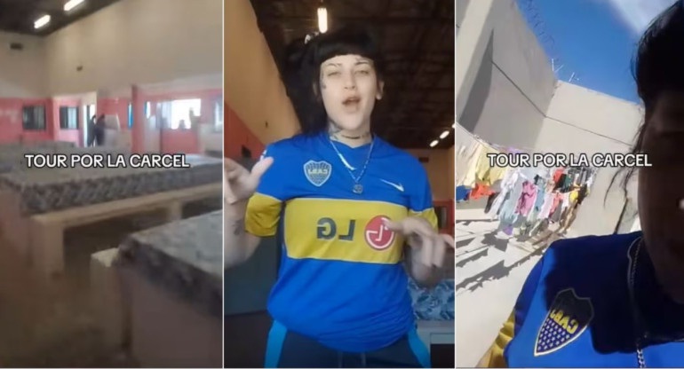 VIRAL. Una presa grabó “un tour por la cárcel” y el video generó indignación en las redes