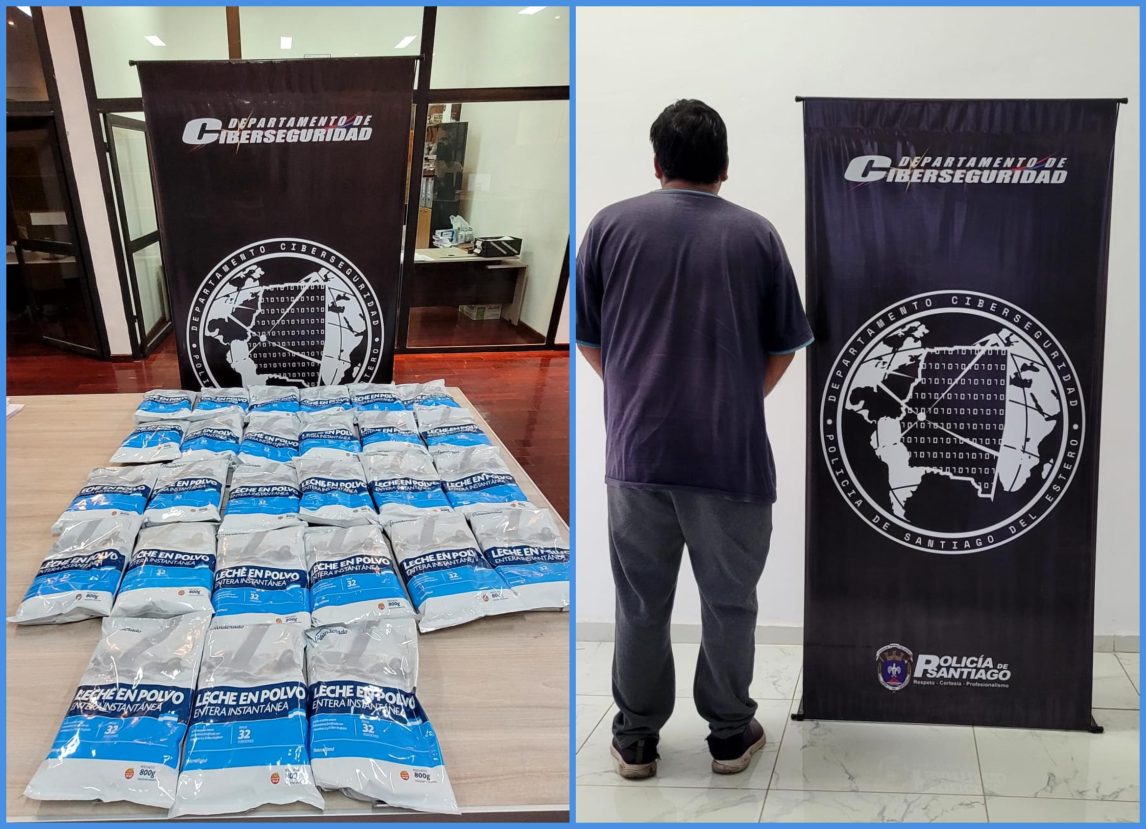 Vendía por Facebook leche provista por el Estado y terminó preso