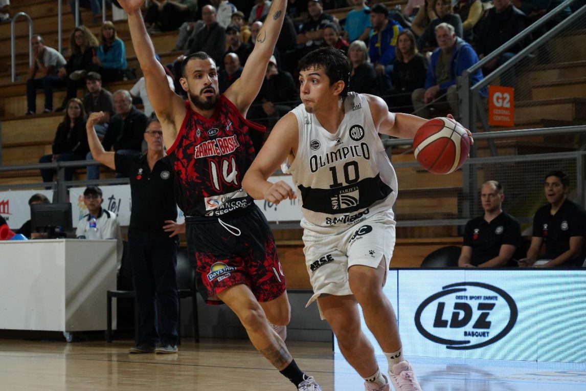 Olímpico dejó atrás el sabor amargo del clásico al ganarle a Zárate Basket