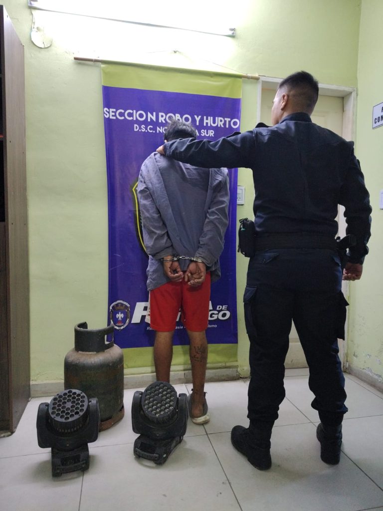 En un eficaz operativo, capturan a un delincuente en el barrio Villa Coy