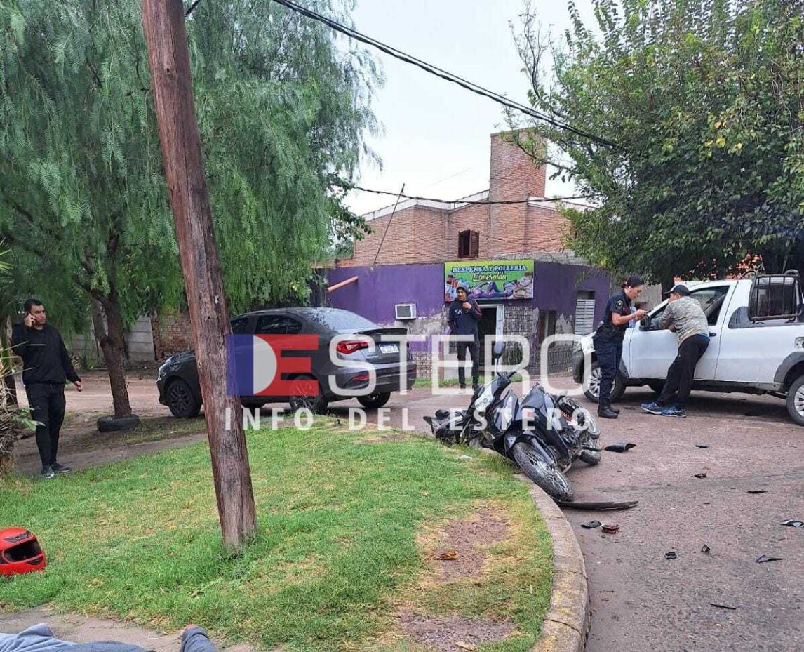 Mediodía trágico en La Banda: un motociclista murió en avenida Belgrano