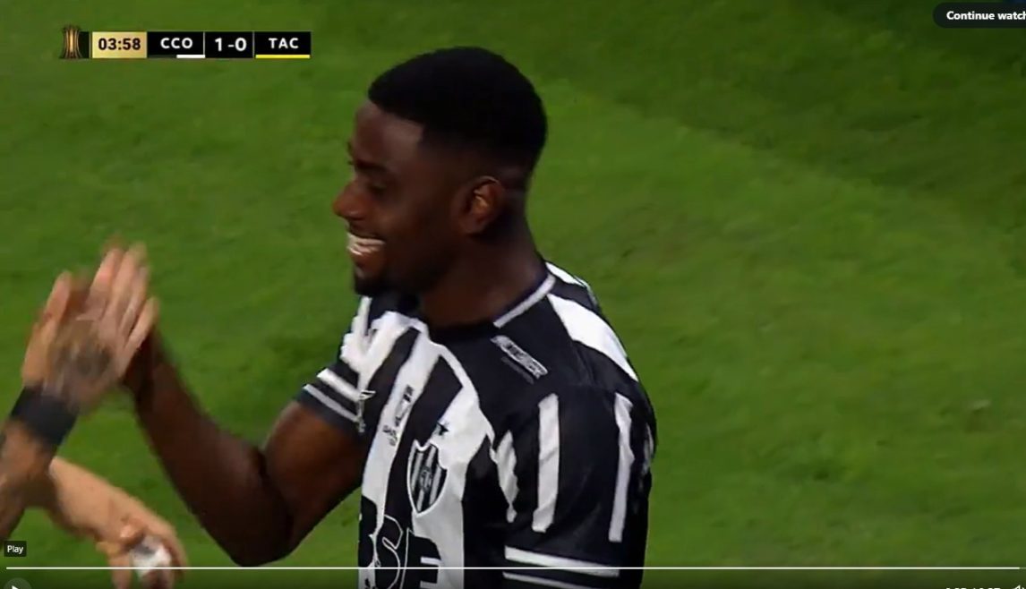 Video: el gol tempranero de Angulo para ponerse arriba de Táchira