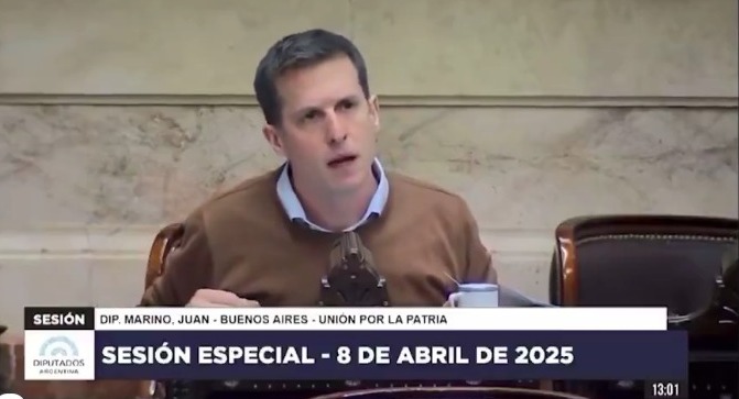 Escándalo en Diputados: Juan Marino calificó a Milei de “estafador” y acusó a Karina Milei de “coimera” por el caso $Libra