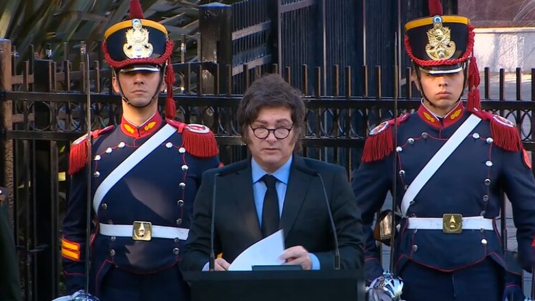 Milei encabezó el acto por Malvinas y reafirmó la soberanía argentina sobre las islas
