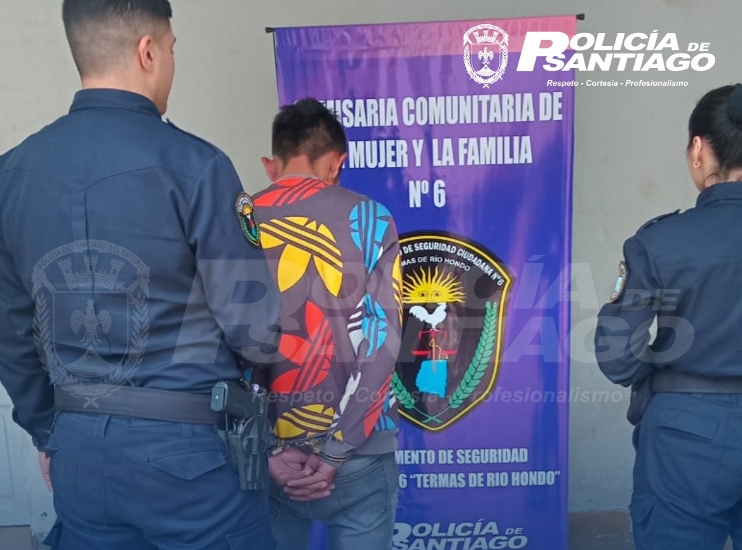 Termas de Río Hondo: Detuvieron a un sujeto que tenía pedido de captura nacional por violencia de género