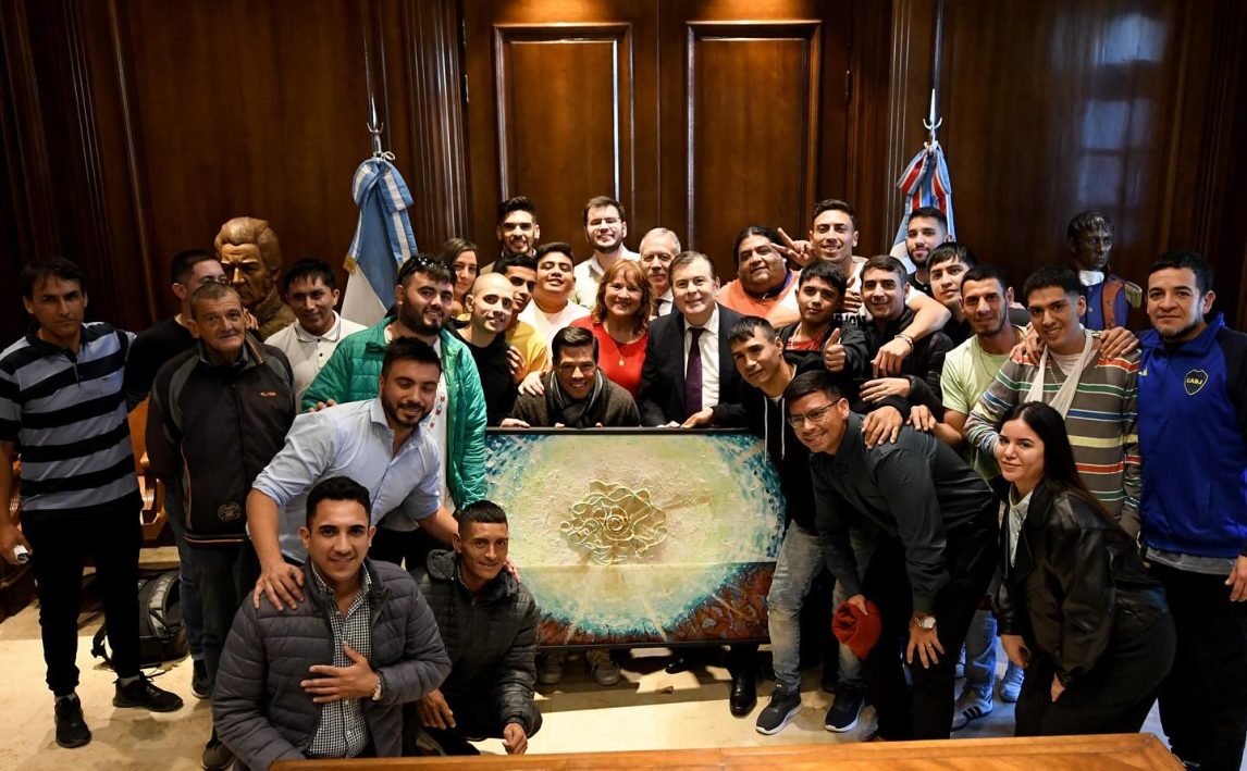 Zamora y Elías Suárez recibieron a jóvenes en recuperación de las adicciones