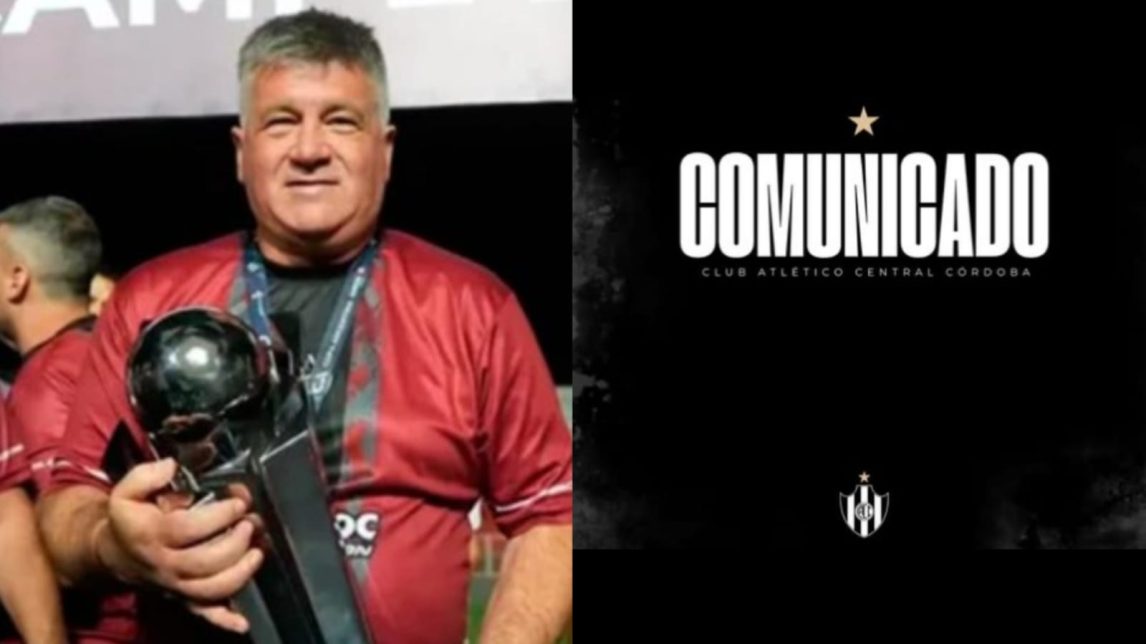 Central Córdoba emitió un comunicado sobre la salud de Walter De Felippe: está internado en Cúcuta