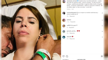 Marianela Mirra mostró a Alperovich en una camilla y le dedicó un mensaje que encendió la polémica: ¿Queda libre?