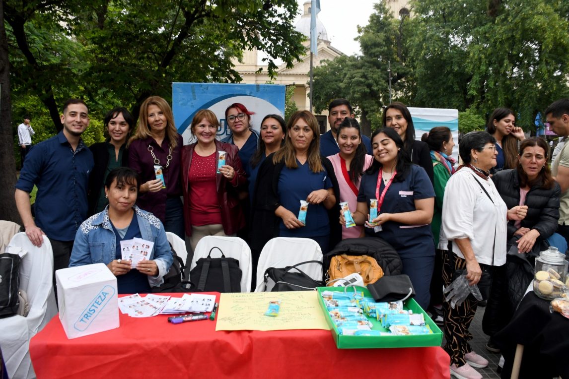 Lanzaron la 36° campaña anual de Abordaje Integral de Adicciones en la Plaza Libertad