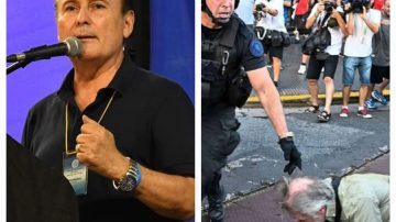 El senador Montenegro repudió la represión a jubilados y curas