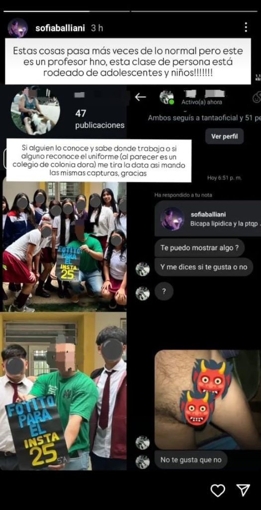 El profesor acusado de acoso por una fotógrafa dio su versión de los hechos