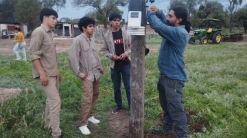 Nueva estación meteorológica en el área de trabajo de la AER Añatuya