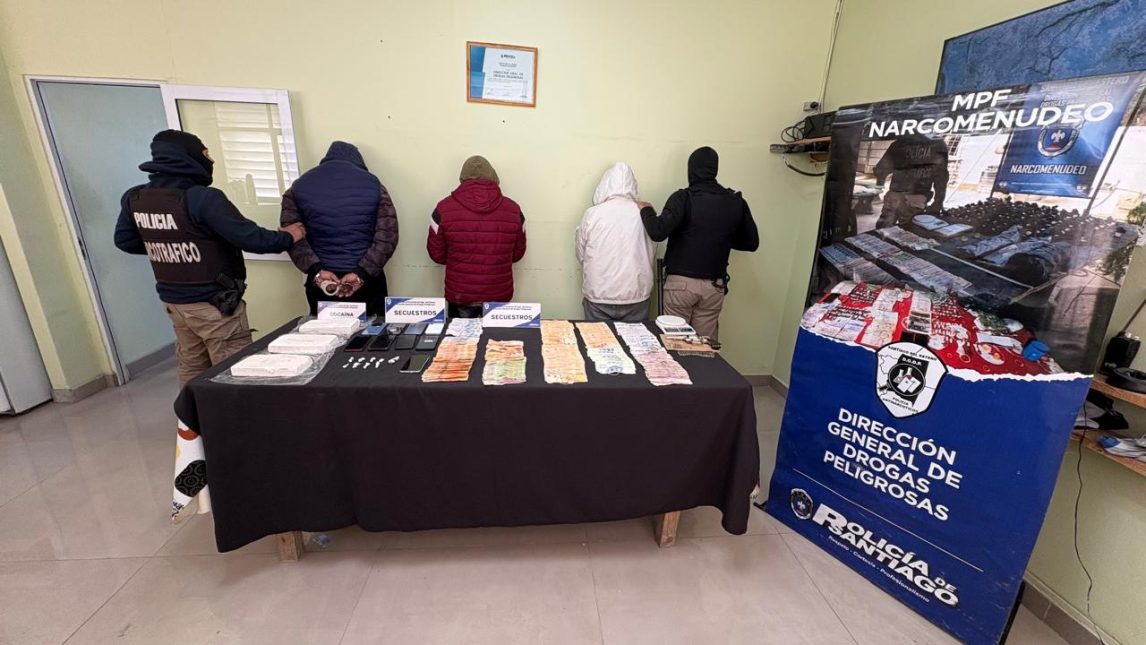 Desarticulan una banda narco en allanamientos simultáneos: Secuestran $30 millones