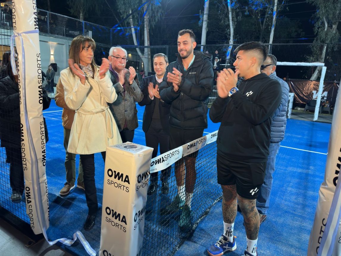 Silva Neder participó de la inauguración de un importante complejo deportivo