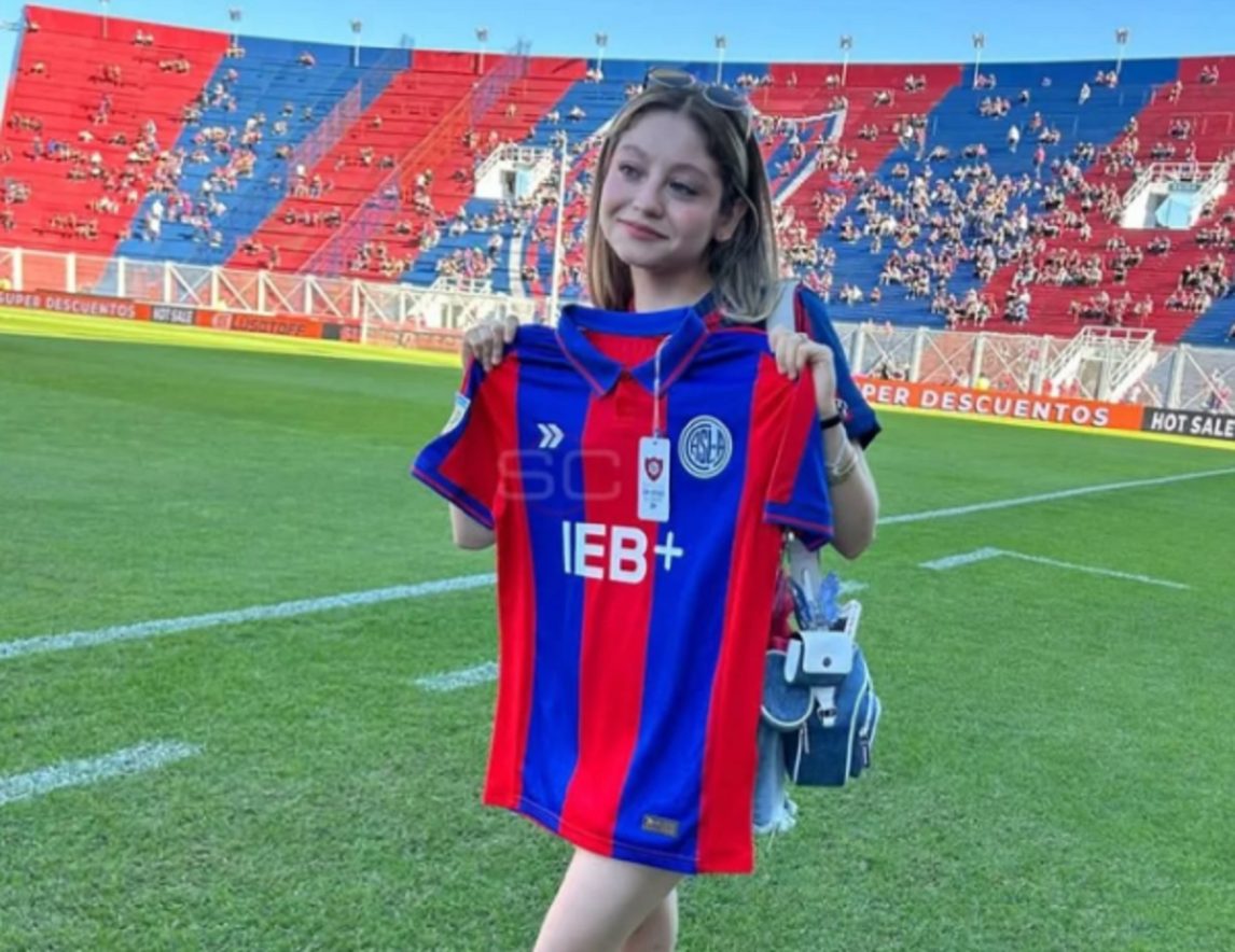 Karol Sevilla regresó a la Argentina y sorprendió con su fanatismo por San Lorenzo
