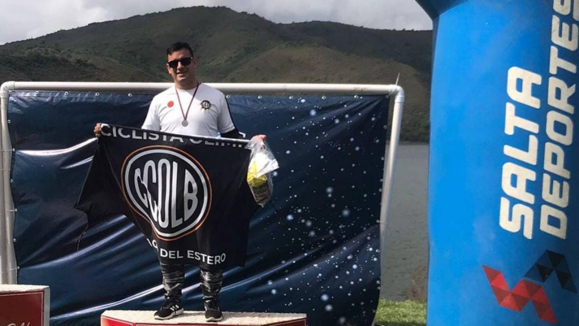 El nadador santiagueño Maximiliano Galarraga se destacó en aguas abiertas y frías de Salta