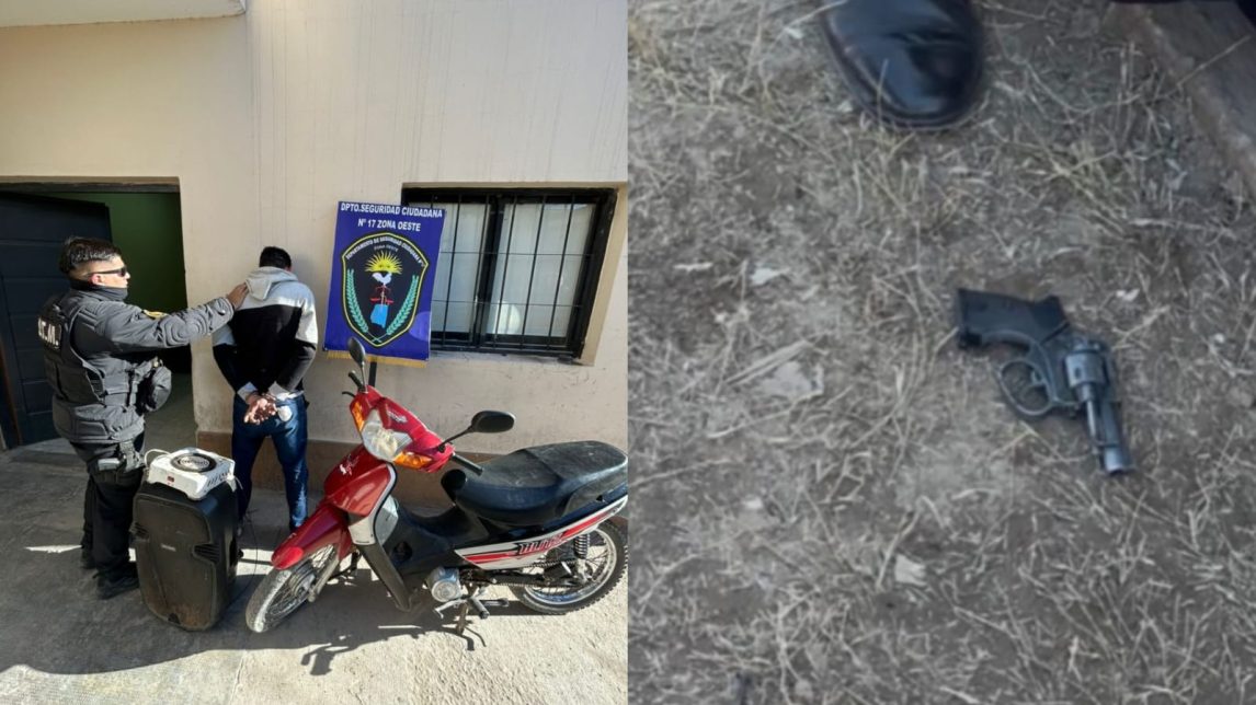 Atrapan a un hombre que circulaba armado por las calles del barrio Belén