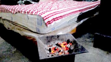 Colocó un brasero para paliar las bajas temperaturas y su hijo de 2 años murió