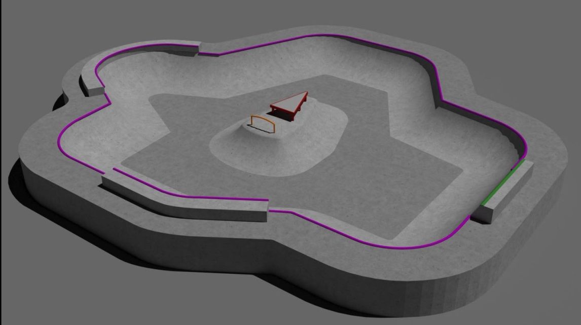FOTOS | Adelanto de Info del Estero: Inició la construcción de la pista de skate en la Costanera Sur