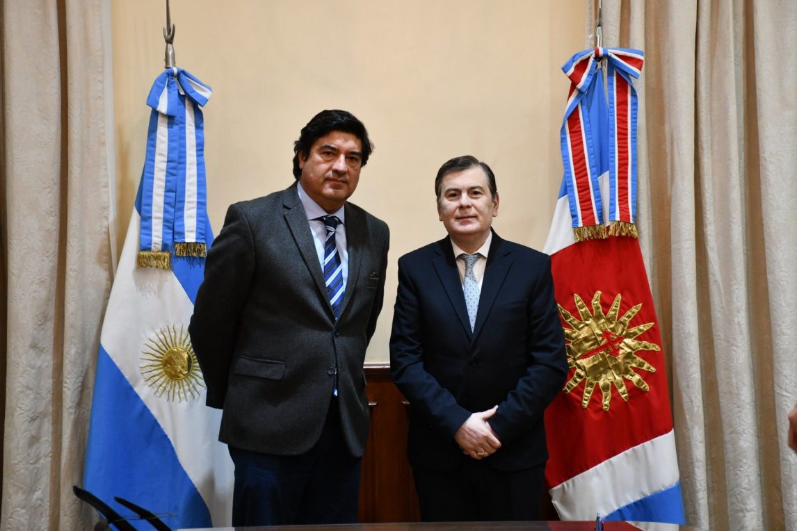 Juez de Casación Penal se reunió con el gobernador Zamora