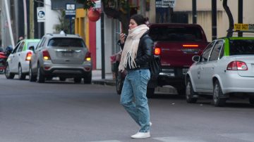 Bajo 0: La temperatura descendió aún más y la térmica fue de -2.1 °C