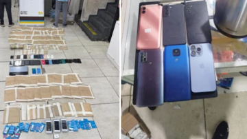 Enorme despliegue: buscaban un celular robado y en total encontraron 137
